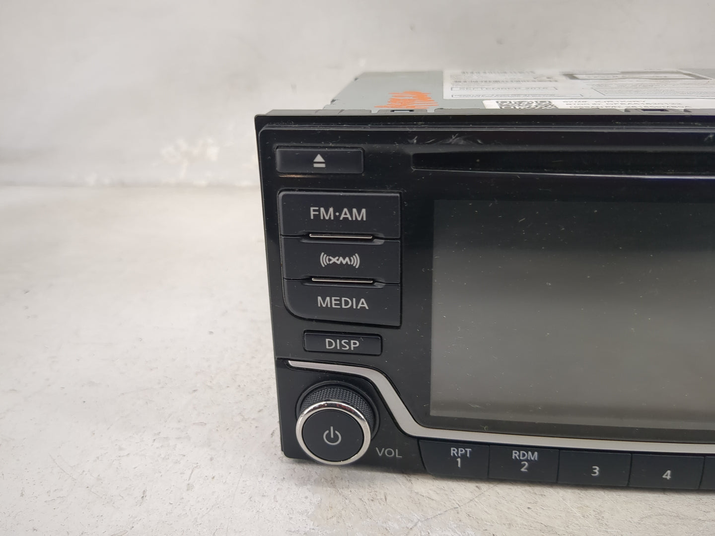 2015 Nissan Sentra Radio AM FM Cd Player Receiver Replacement P/N:281859MB0A CQ-FN84E2GX Fits Fits 2016 OEM Used Auto Parts 