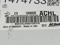 2013-2015 Nissan Sentra PCM Engine Control Computer ECU ECM PCU OEM P/N:12695536 Fits Fits 2013 2014 2015 OEM Used Auto Part