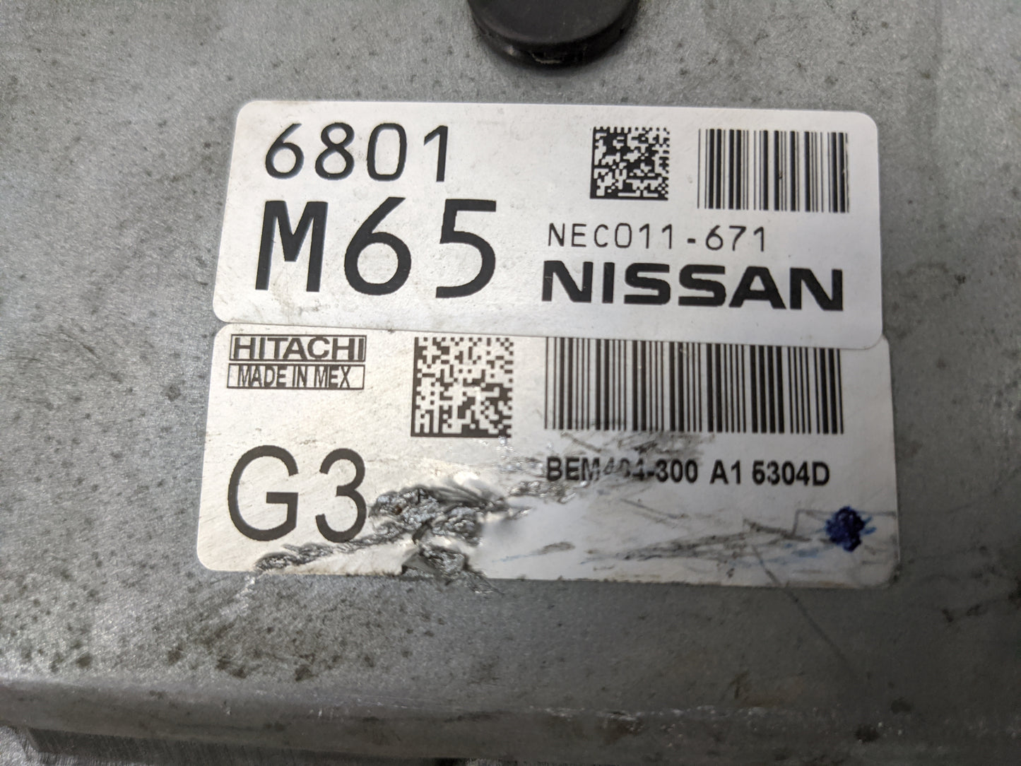 2013-2015 Nissan Sentra PCM Engine Control Computer ECU ECM PCU OEM P/N:NEC011-671 BEM401-300 Fits Fits 2013 2014 2015 OEM U