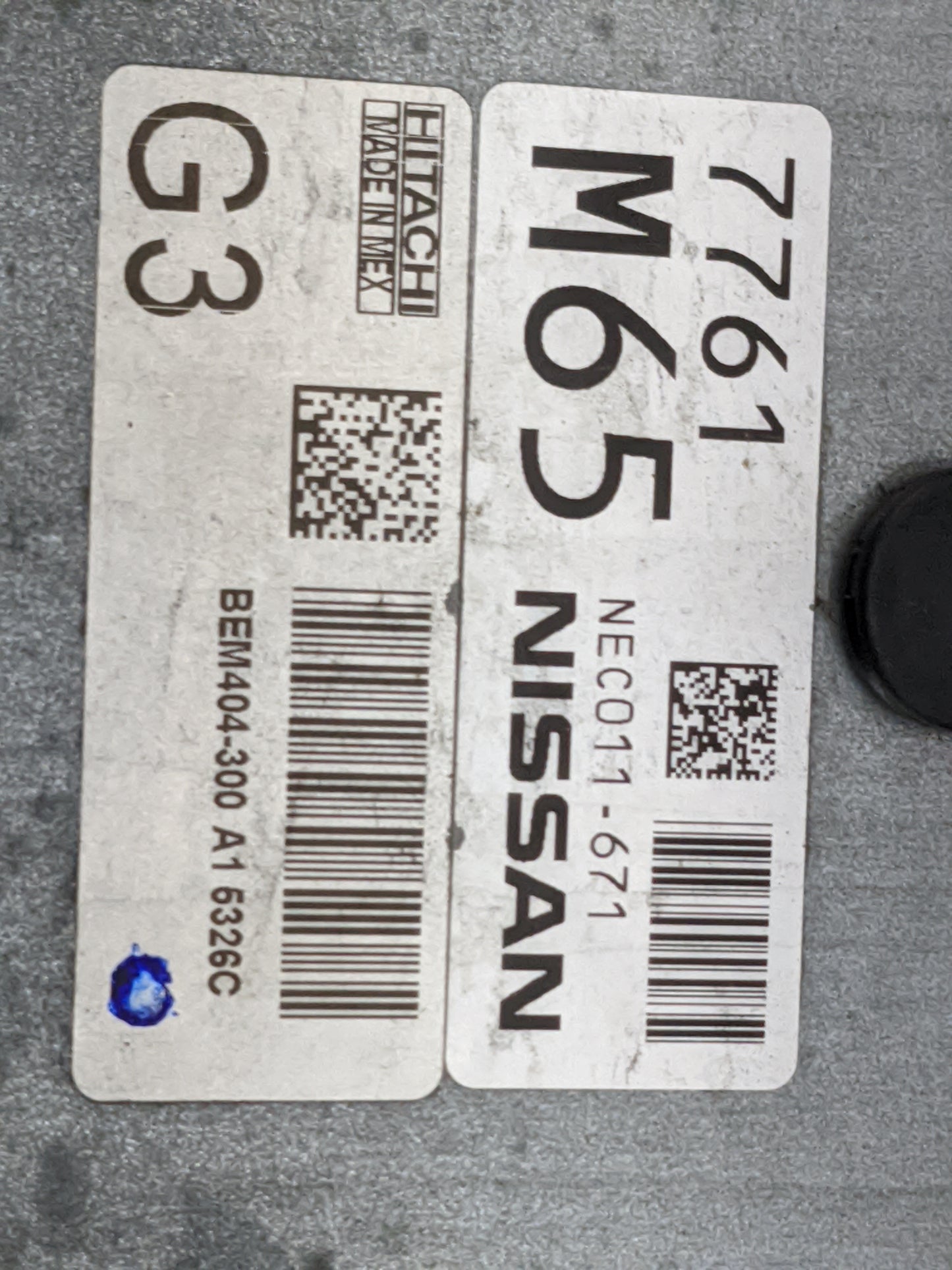 2013-2015 Nissan Sentra PCM Engine Control Computer ECU ECM PCU OEM P/N:NEC011-671 BEM404-300 Fits Fits 2013 2014 2015 OEM U