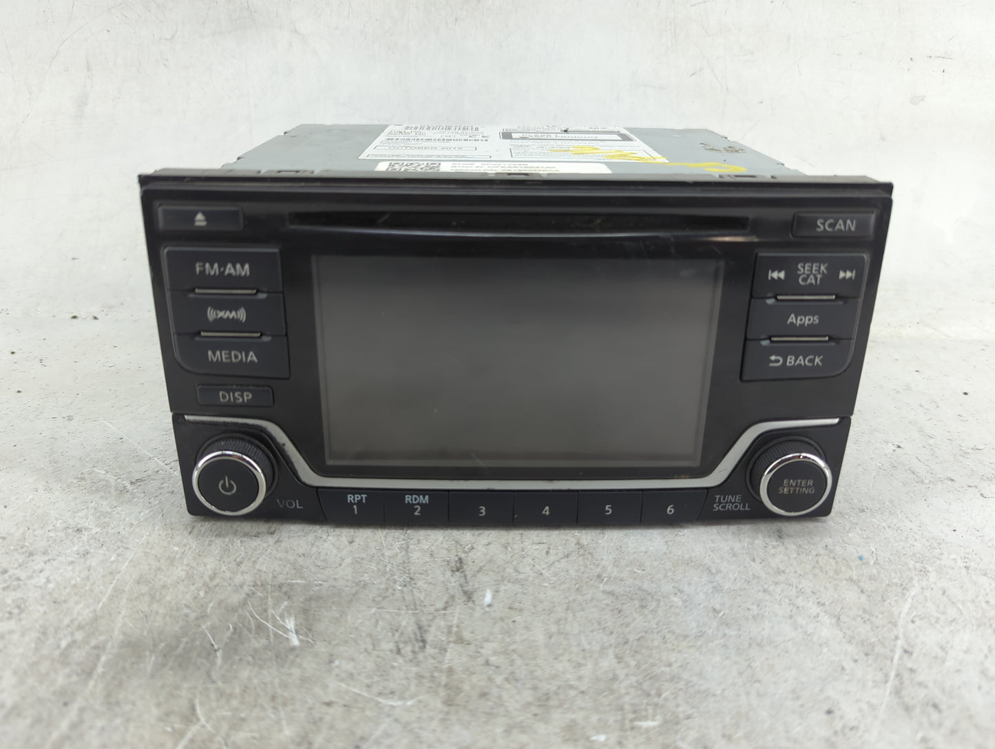2015-2017 Nissan Sentra Radio AM FM Cd Player Receiver Replacement P/N:281859MB0A 5PW1J34B Fits Fits 2015 2016 2017 2018 OEM