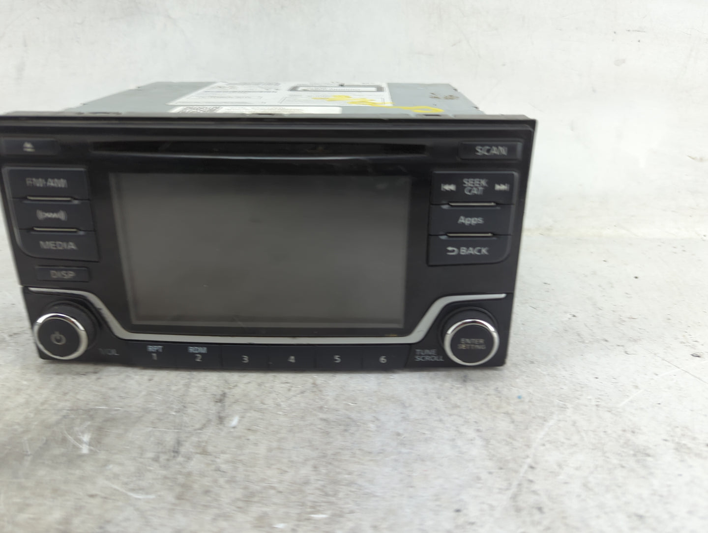 2015-2017 Nissan Sentra Radio AM FM Cd Player Receiver Replacement P/N:281859MB0A 5PW1J34B Fits Fits 2015 2016 2017 2018 OEM