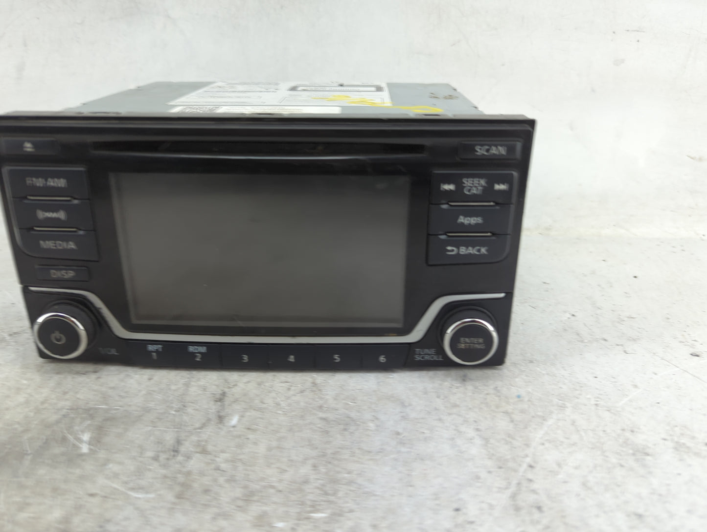 2015-2017 Nissan Sentra Radio AM FM Cd Player Receiver Replacement P/N:281859MB0A 5PW1J34B Fits Fits 2015 2016 2017 2018 OEM