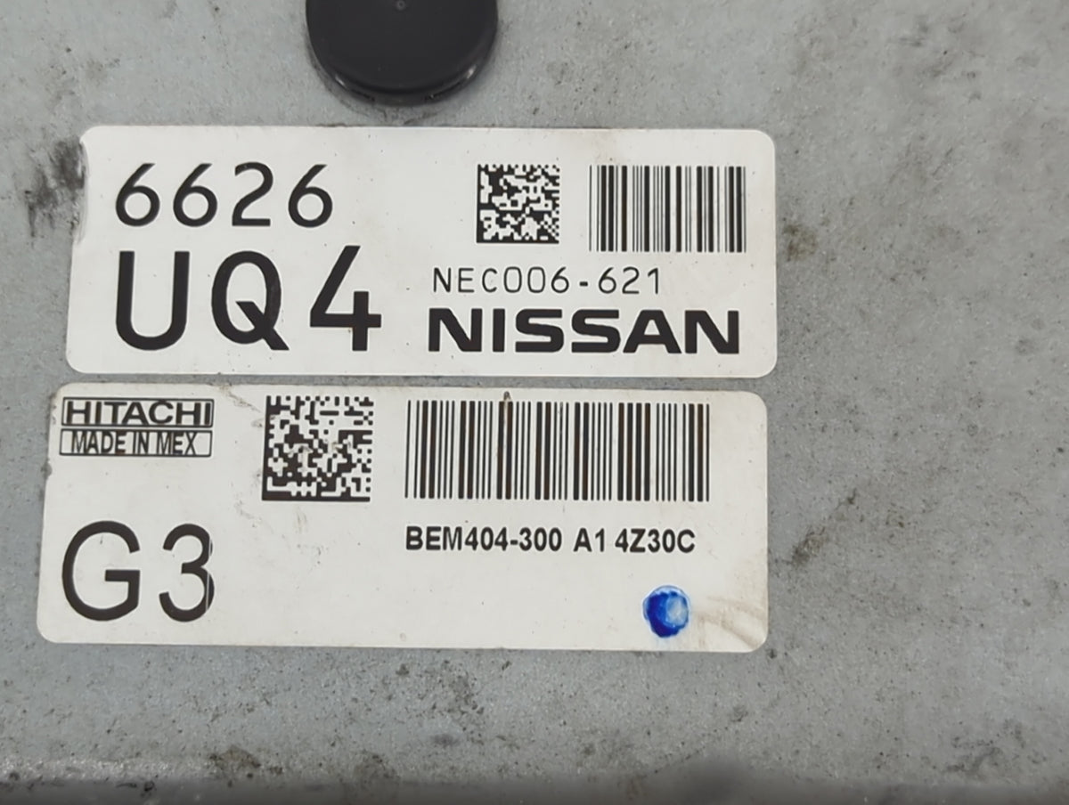 2013-2015 Nissan Sentra PCM Engine Control Computer ECU ECM PCU OEM P/N:NEC006-621 BEM404-300 A1 Fits 2013 2014 2015 OEM Use