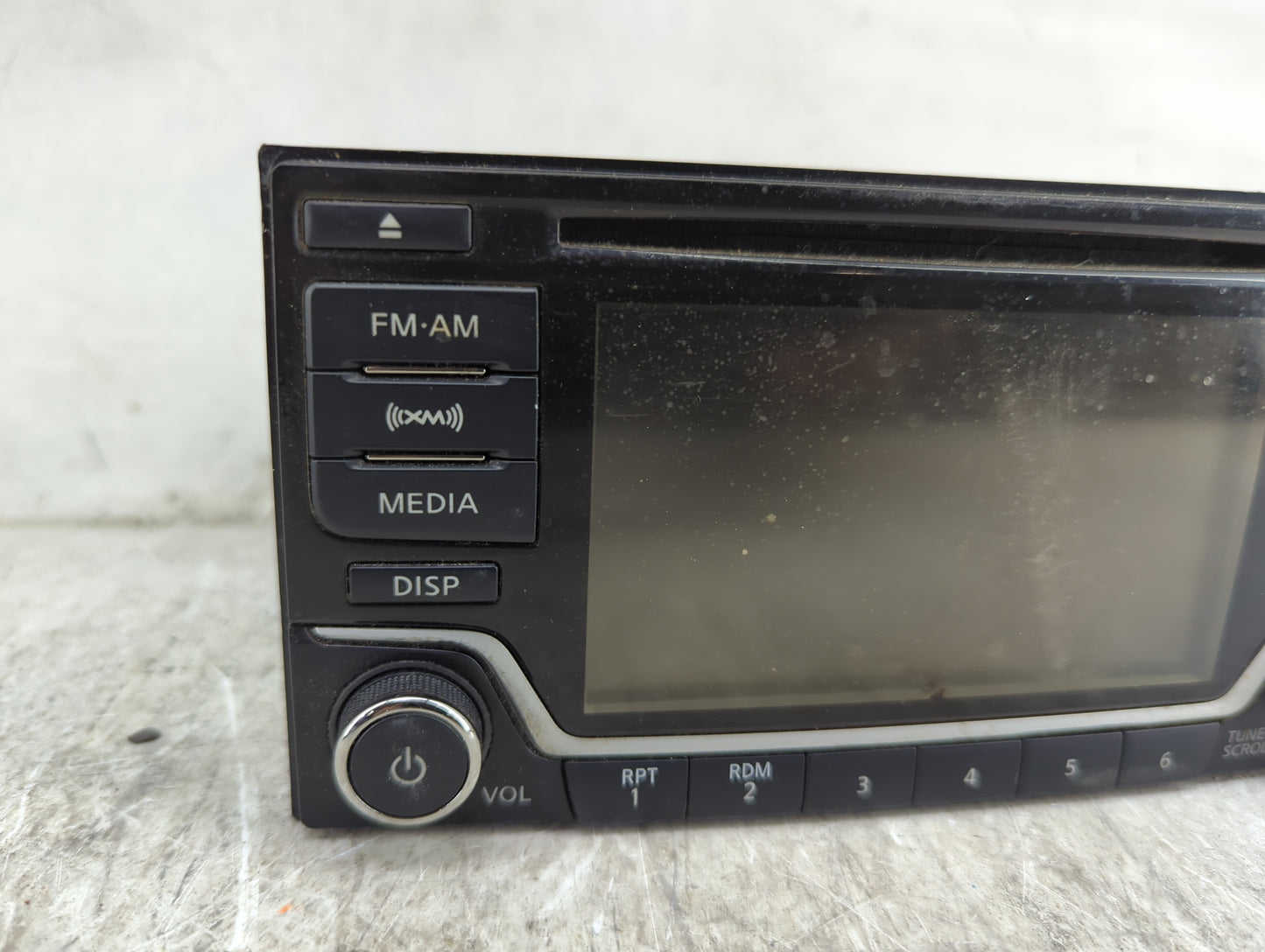 2015 Nissan Sentra Radio AM FM Cd Player Receiver Replacement P/N:28185 9MB0A CQ-FN84E2GX Fits Fits 2016 OEM Used Auto Parts