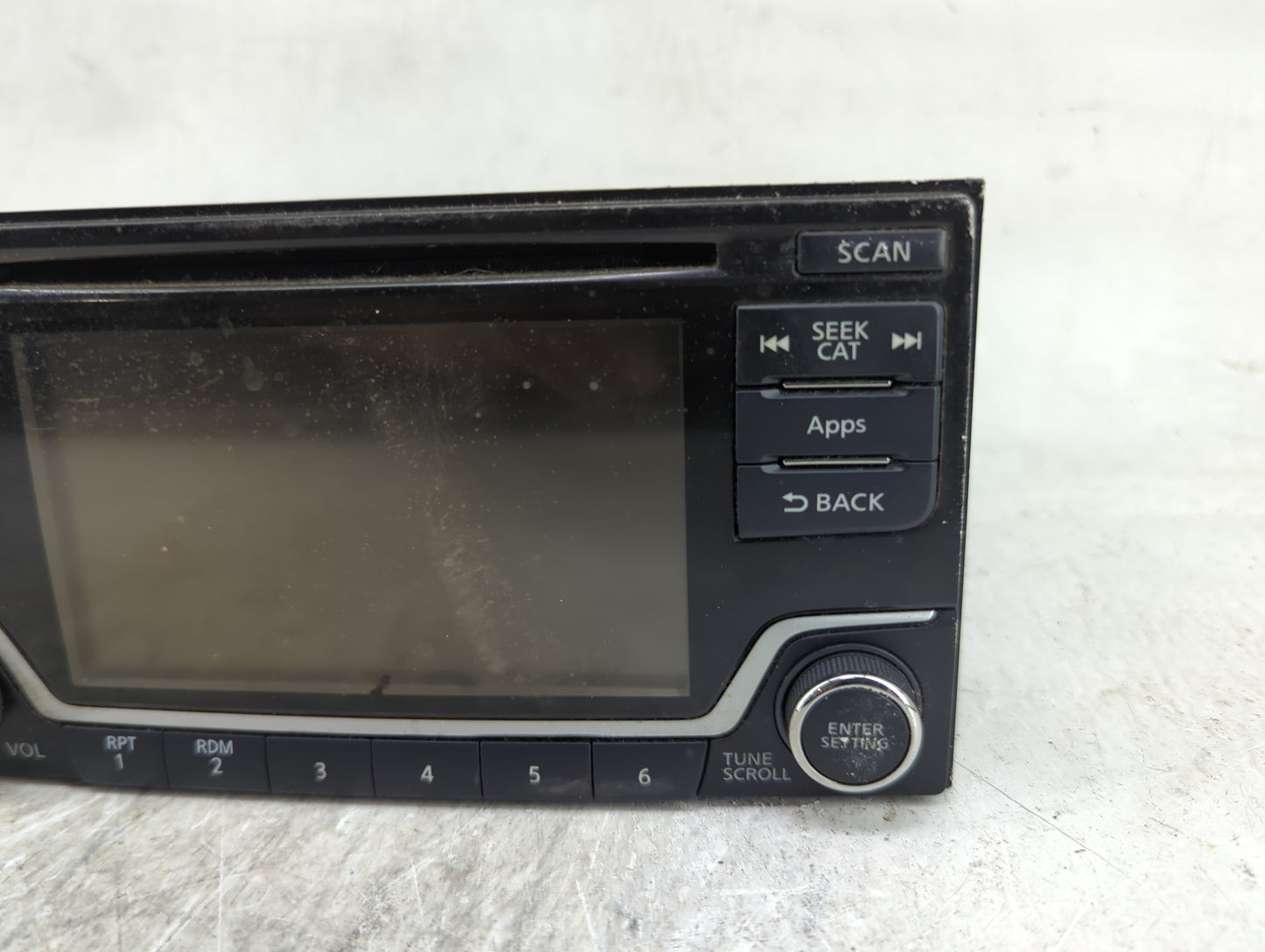 2015 Nissan Sentra Radio AM FM Cd Player Receiver Replacement P/N:28185 9MB0A CQ-FN84E2GX Fits Fits 2016 OEM Used Auto Parts