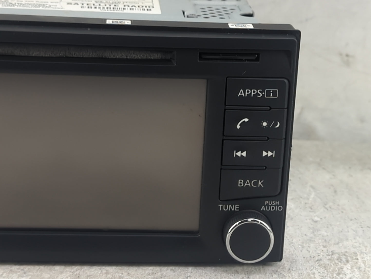 2015 Nissan Sentra Radio AM FM Cd Player Receiver Replacement P/N:7612051282 259159JE0B, LCN2K58A00 Fits Fits 2016 2017 2018