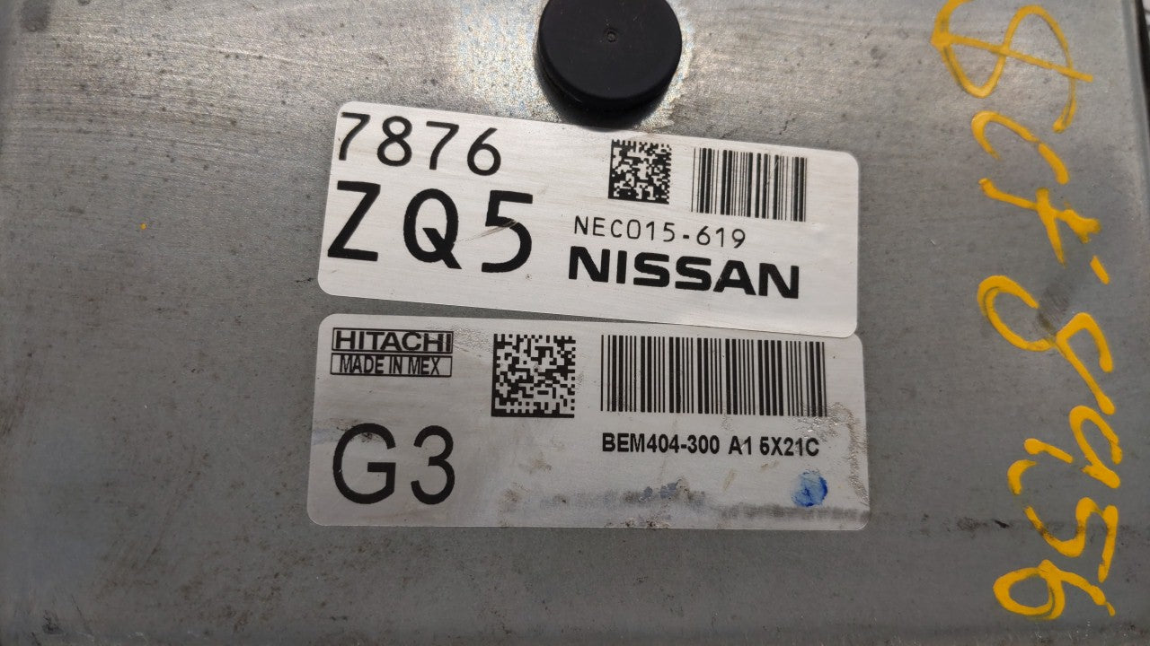 2013-2015 Nissan Sentra PCM Engine Control Computer ECU ECM PCU OEM P/N:BEM404-300 A1 NEC001-666 Fits Fits 2013 2014 2015 OE