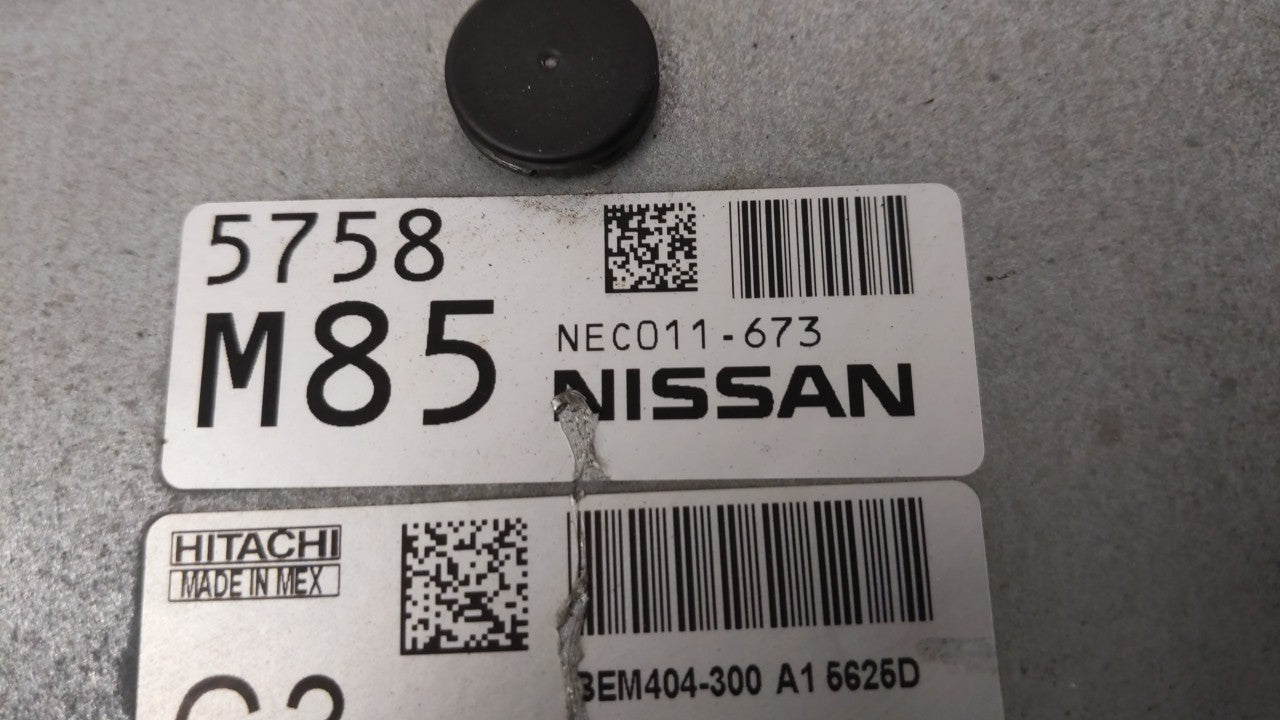 2013-2015 Nissan Sentra PCM Engine Control Computer ECU ECM PCU OEM P/N:BEM404-300 A1 NEC001-666 Fits Fits 2013 2014 2015 OE