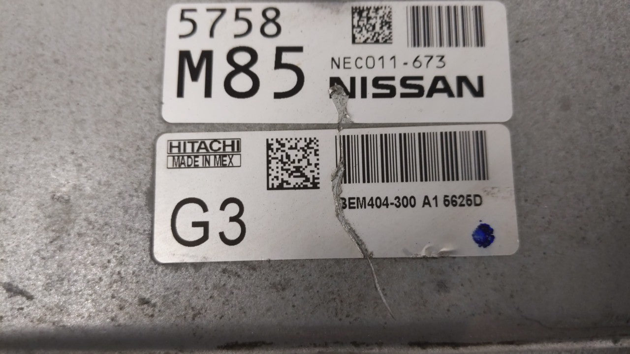2013-2015 Nissan Sentra PCM Engine Control Computer ECU ECM PCU OEM P/N:BEM404-300 A1 NEC001-666 Fits Fits 2013 2014 2015 OE
