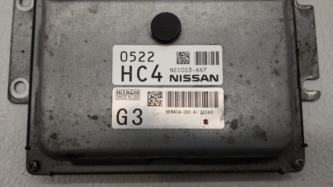 2013-2015 Nissan Sentra PCM Engine Control Computer ECU ECM PCU OEM P/N:BEM404-300 A1 NEC001-666 Fits Fits 2013 2014 2015 OE