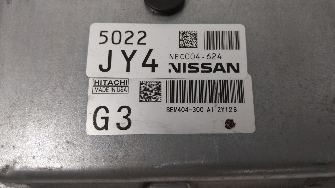 2013-2015 Nissan Sentra PCM Engine Control Computer ECU ECM PCU OEM P/N:BEM404-300 A1 NEC001-666 Fits Fits 2013 2014 2015 OE