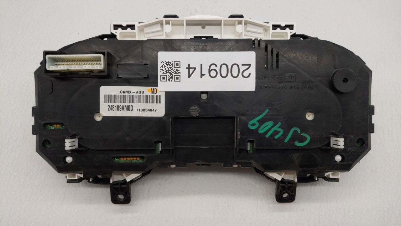 2014-2015 Nissan Sentra Instrument Cluster Speedometer Gauges P/N:248109AM0D Fits Fits 2014 2015 OEM Used Auto Parts - Oemus
