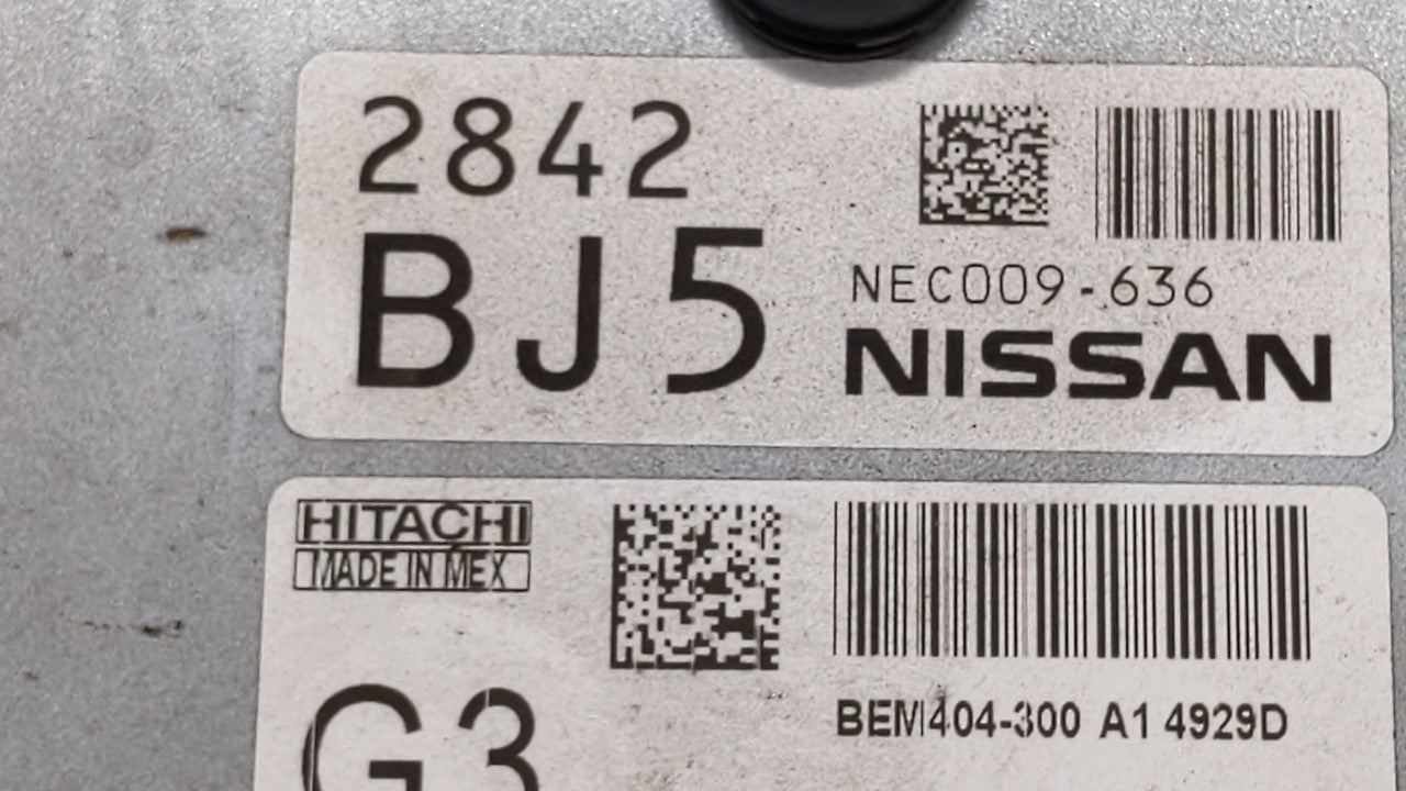 2013-2015 Nissan Sentra PCM Engine Control Computer ECU ECM PCU OEM P/N:BEM404-300 A1 NEC001-666 Fits Fits 2013 2014 2015 OE