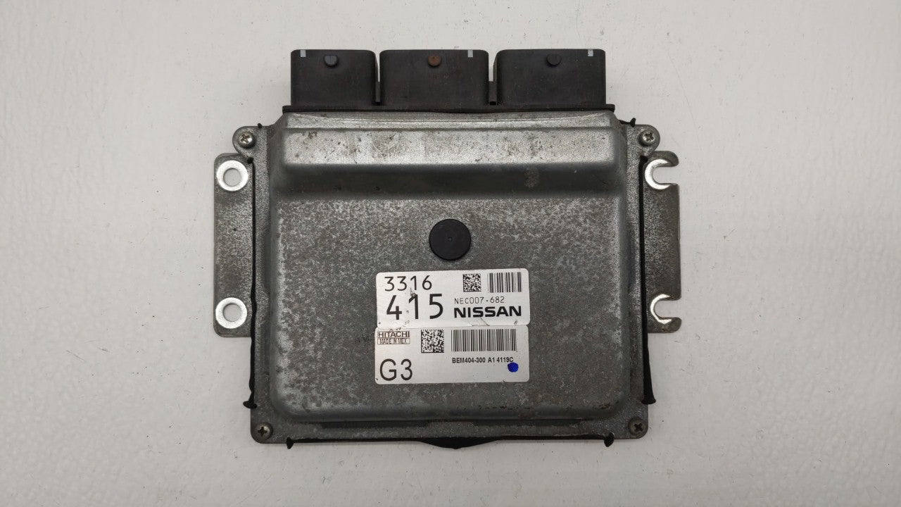 2013-2015 Nissan Sentra PCM Engine Control Computer ECU ECM PCU OEM P/N:BEM404-300 A1 NEC001-666 Fits Fits 2013 2014 2015 OE