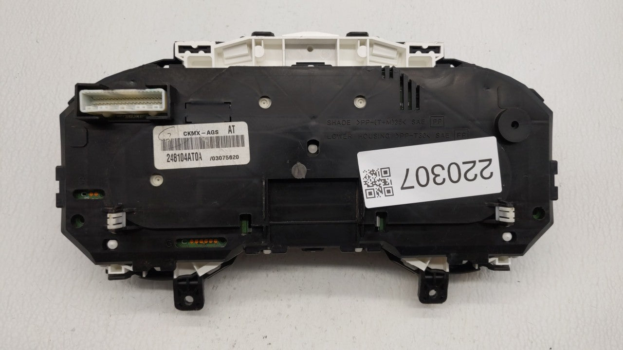 2015 Nissan Sentra Instrument Cluster Speedometer Gauges P/N:248104AT0A Fits OEM Used Auto Parts - Oemusedautoparts1.com