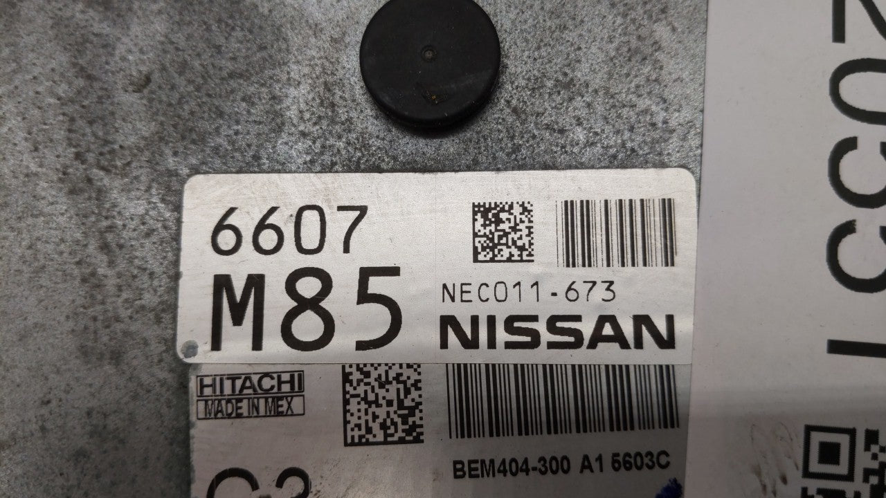 2013-2015 Nissan Sentra PCM Engine Control Computer ECU ECM PCU OEM P/N:BEM404-300 A1 NEC001-666 Fits Fits 2013 2014 2015 OE