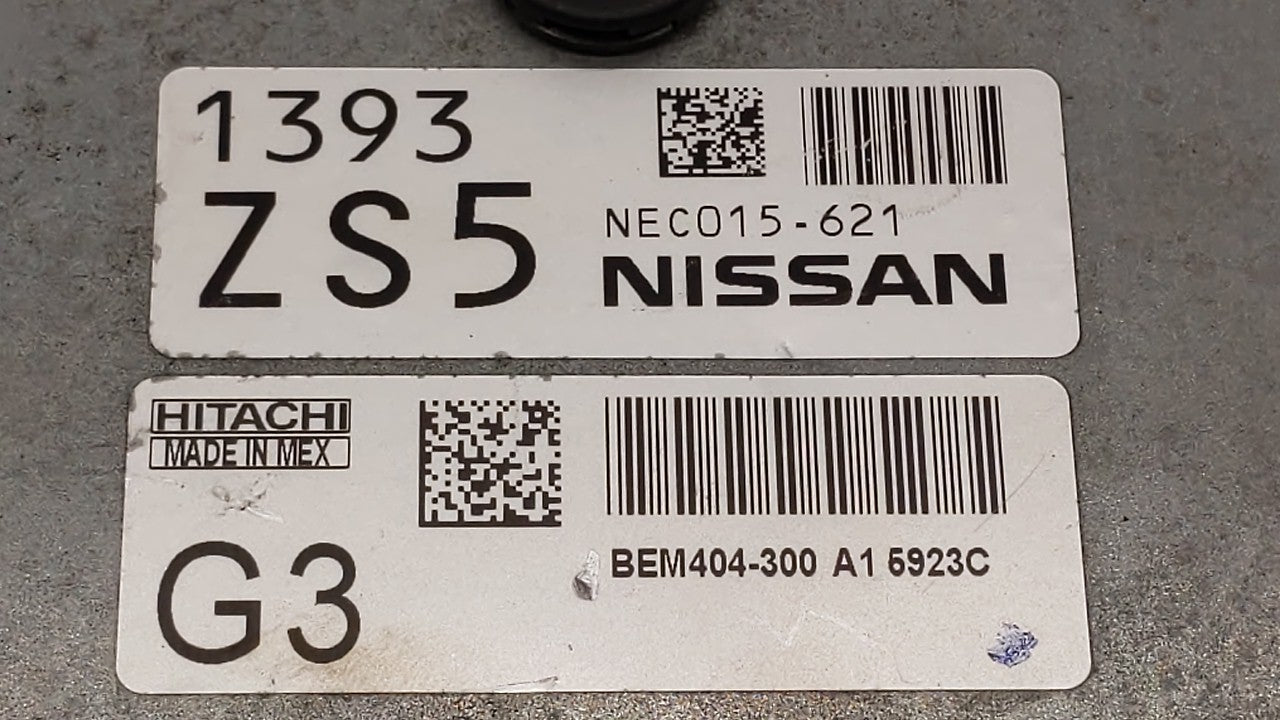 2013-2015 Nissan Sentra PCM Engine Control Computer ECU ECM PCU OEM P/N:BEM404-300 A1 NEC001-666 Fits Fits 2013 2014 2015 OE