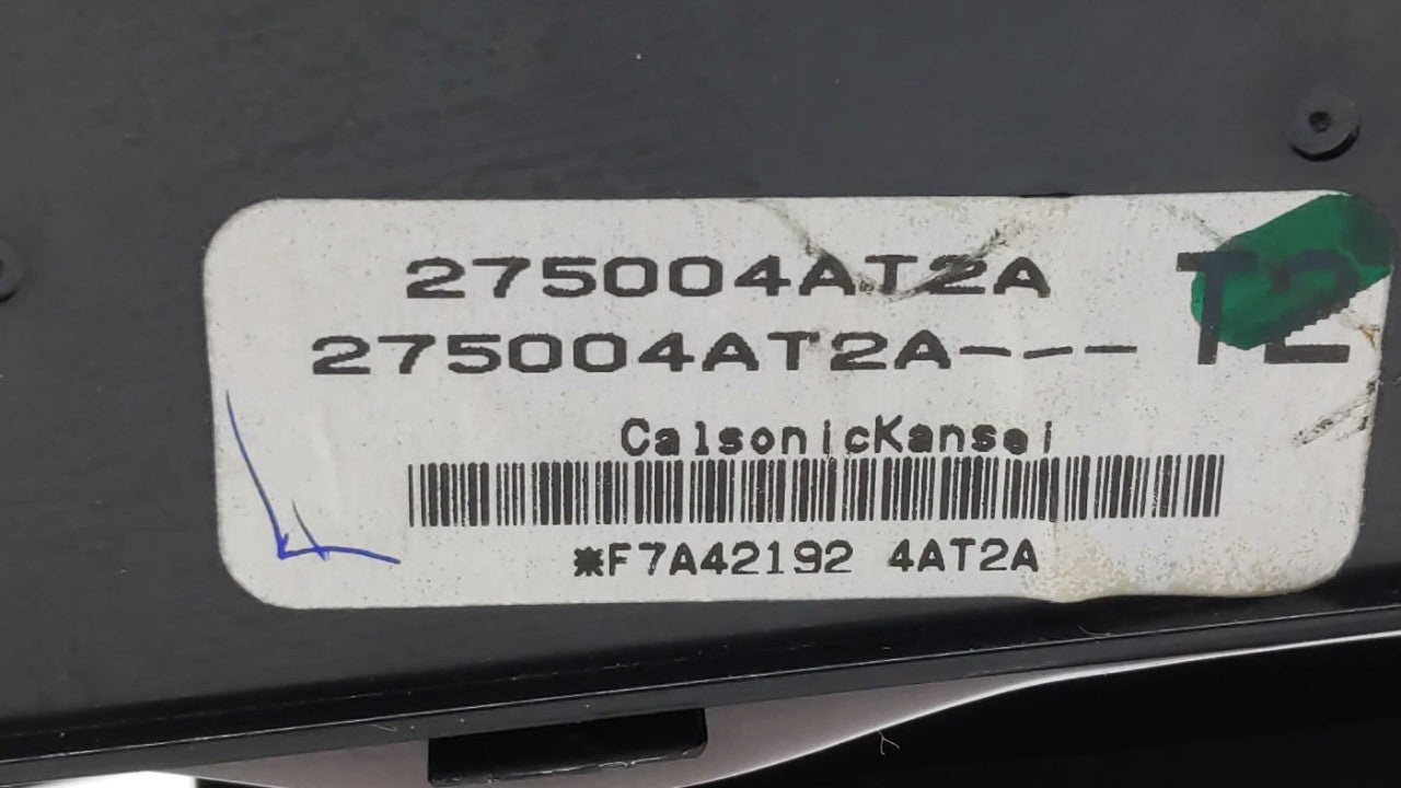 2015-2017 Nissan Sentra Climate Control Module Temperature AC/Heater Replacement P/N:275004AF2B 275004AT2A Fits OEM Used Aut