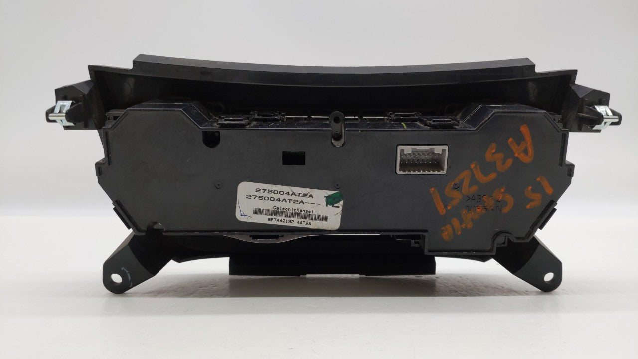 2015-2017 Nissan Sentra Climate Control Module Temperature AC/Heater Replacement P/N:275004AF2B 275004AT2A Fits OEM Used Aut