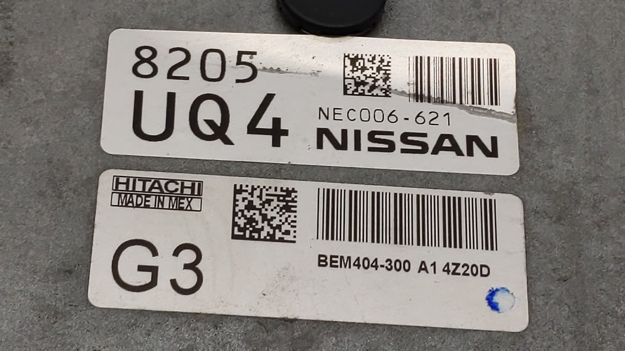2013-2015 Nissan Sentra PCM Engine Control Computer ECU ECM PCU OEM P/N:BEM404-300 A1 NEC001-666 Fits Fits 2013 2014 2015 OE