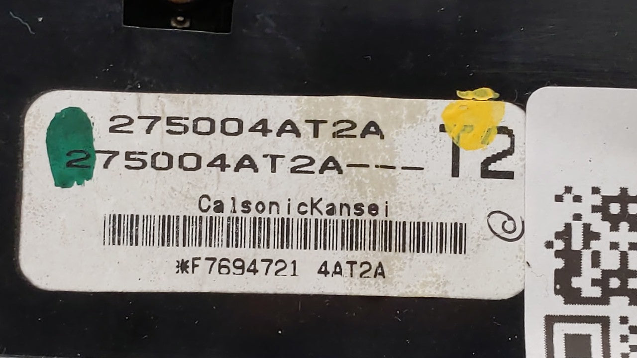 2015-2017 Nissan Sentra Climate Control Module Temperature AC/Heater Replacement P/N:275004AF2B 275004AT2A Fits OEM Used Aut