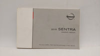 2015 Nissan Sentra Owners Manual Book Guide OEM Used Auto Parts - Oemusedautoparts1.com
