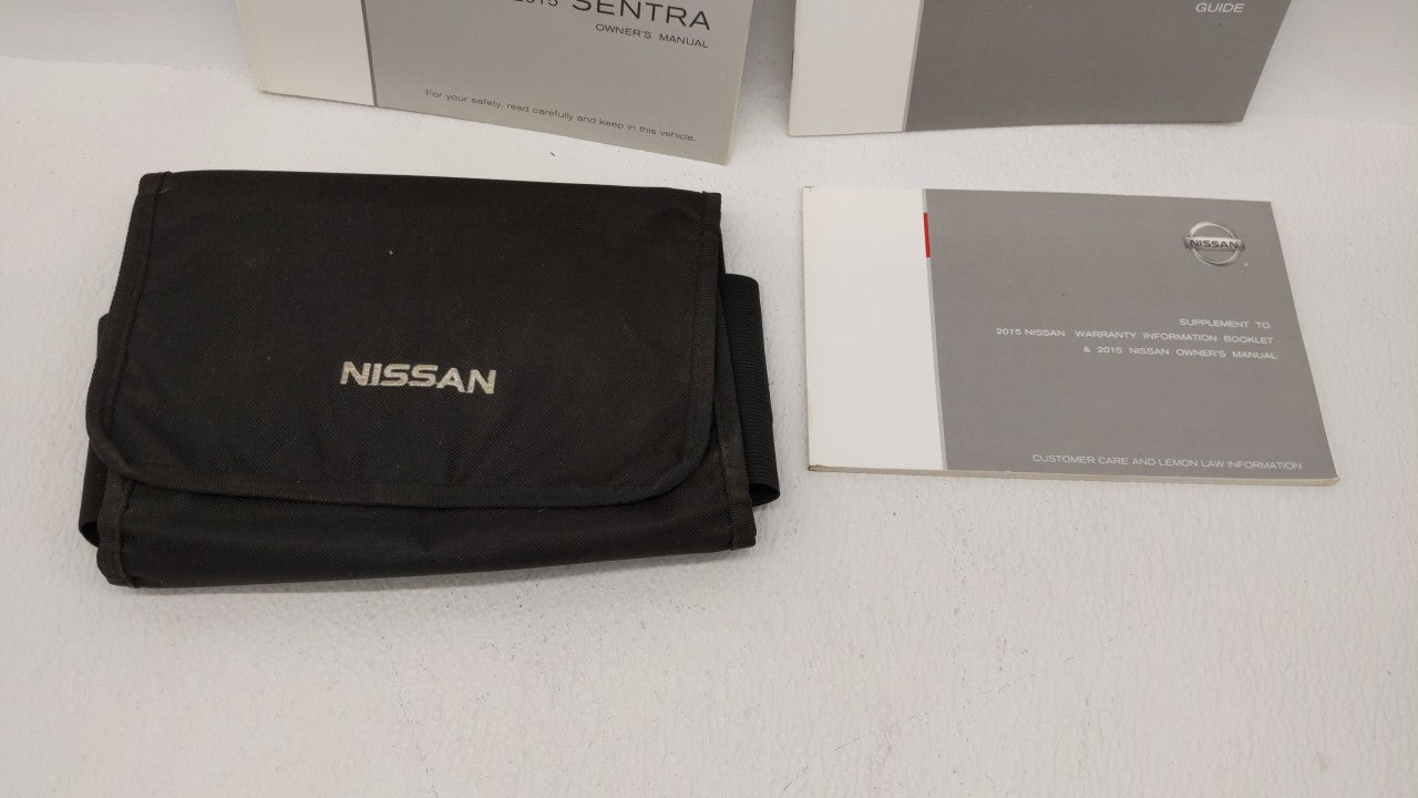 2015 Nissan Sentra Owners Manual Book Guide OEM Used Auto Parts - Oemusedautoparts1.com