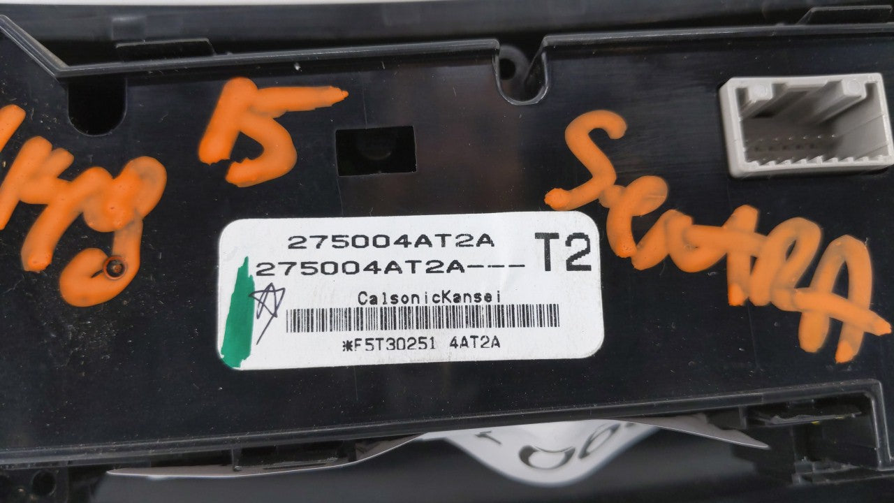 2015-2017 Nissan Sentra Climate Control Module Temperature AC/Heater Replacement P/N:275004AF2B 275004AT2A Fits OEM Used Aut