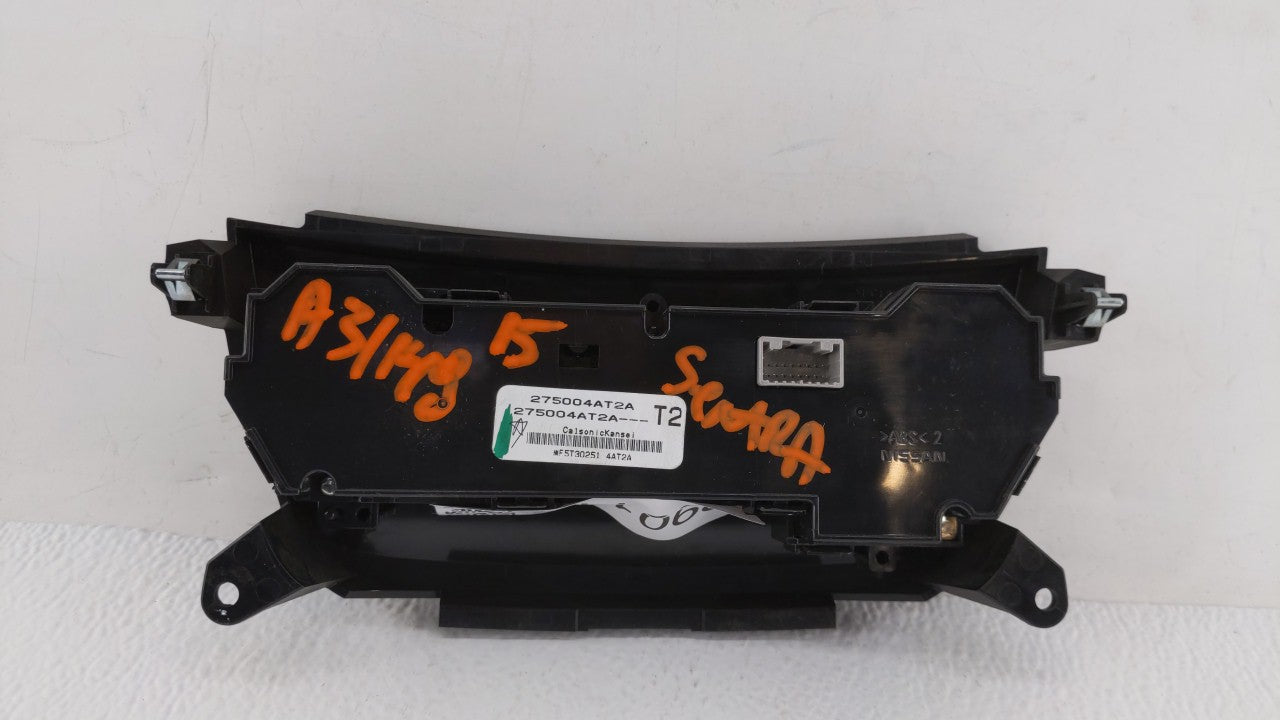 2015-2017 Nissan Sentra Climate Control Module Temperature AC/Heater Replacement P/N:275004AF2B 275004AT2A Fits OEM Used Aut