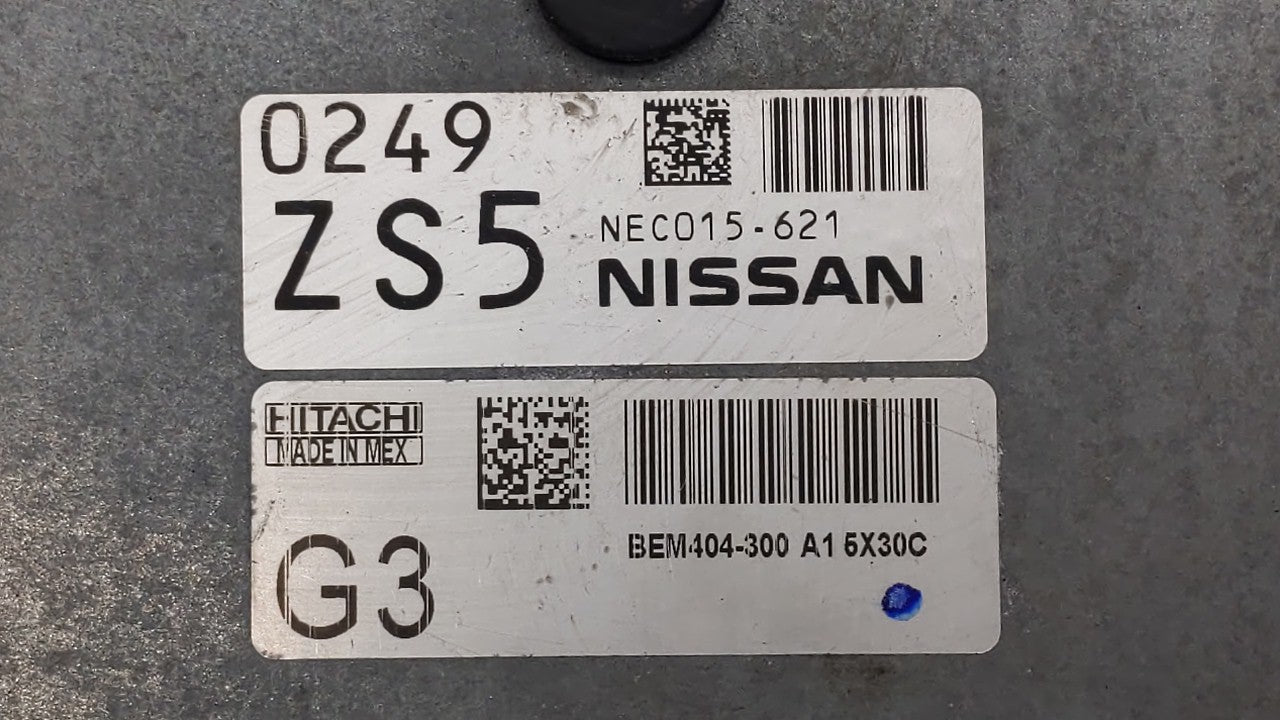2013-2015 Nissan Sentra PCM Engine Control Computer ECU ECM PCU OEM P/N:BEM404-300 A1 NEC001-666 Fits Fits 2013 2014 2015 OE