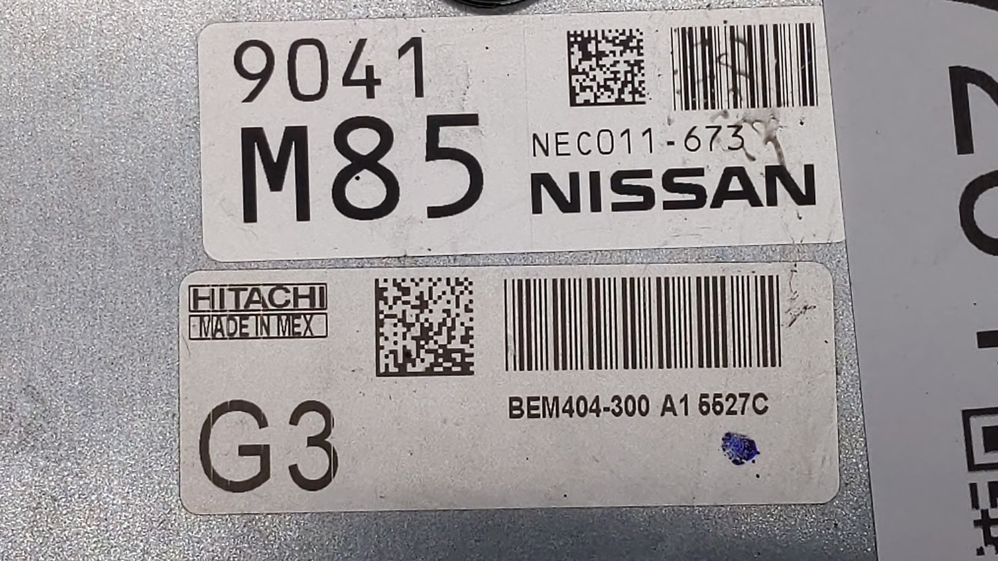2013-2015 Nissan Sentra PCM Engine Control Computer ECU ECM PCU OEM P/N:BEM404-300 A1 NEC001-666 Fits Fits 2013 2014 2015 OE