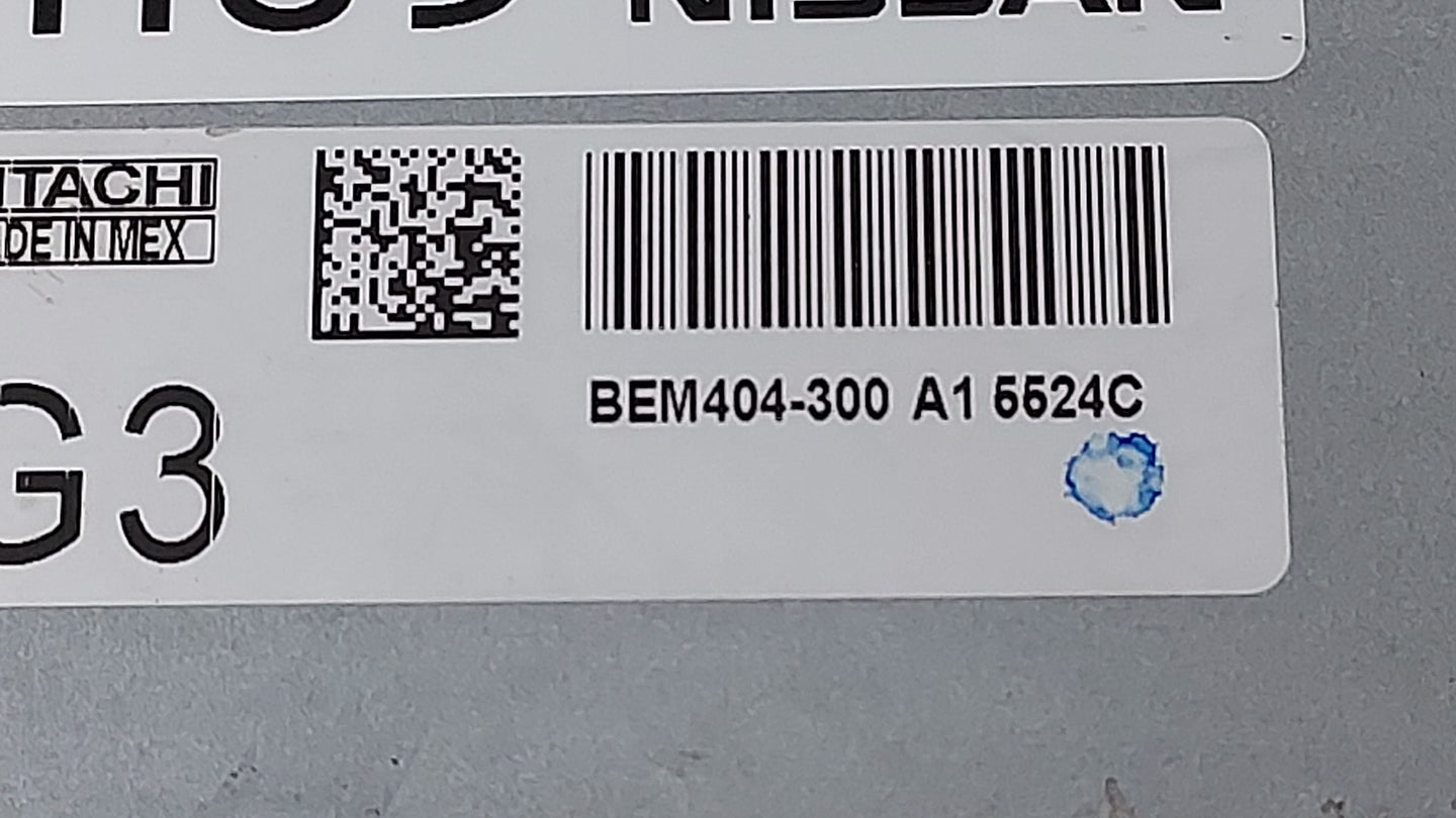 2013-2015 Nissan Sentra PCM Engine Control Computer ECU ECM PCU OEM P/N:BEM404-300 A1 NEC001-666 Fits Fits 2013 2014 2015 OE