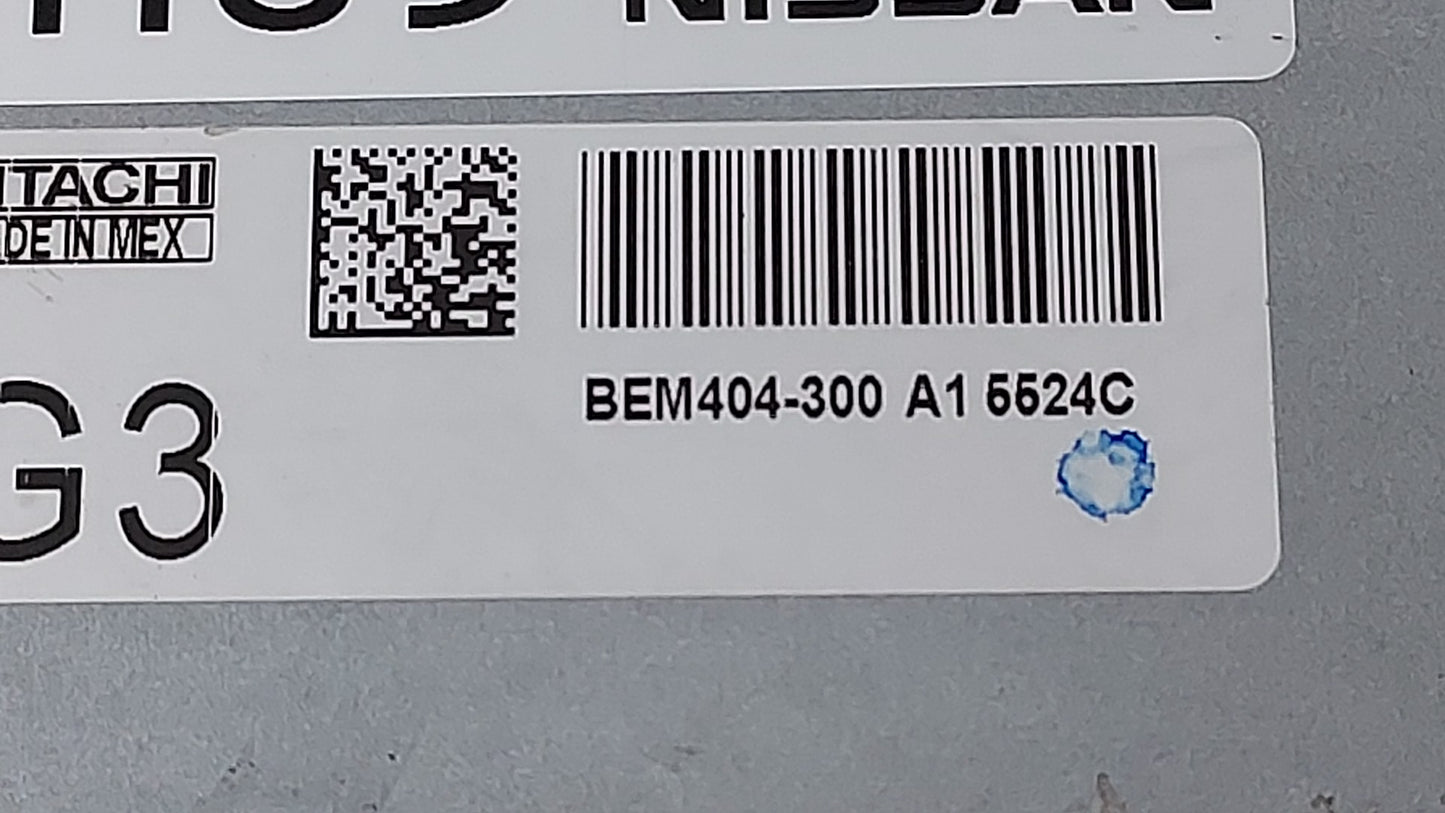 2013-2015 Nissan Sentra PCM Engine Control Computer ECU ECM PCU OEM P/N:BEM404-300 A1 NEC001-666 Fits Fits 2013 2014 2015 OE