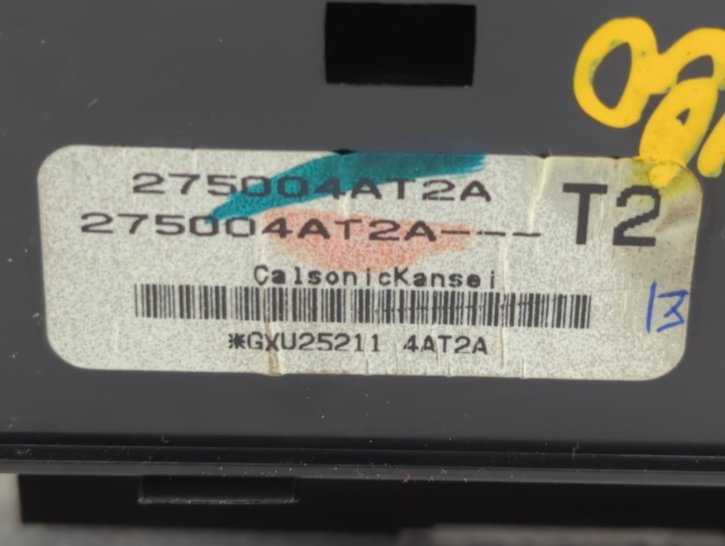 2015-2017 Nissan Sentra Climate Control Module Temperature AC/Heater Replacement P/N:275004AF2B 275004AT2A Fits OEM Used Aut