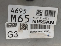 2013-2015 Nissan Sentra PCM Engine Control Computer ECU ECM PCU OEM P/N:NEC011-671 NEC010-014, NEC004-633 Fits Fits 2013 201