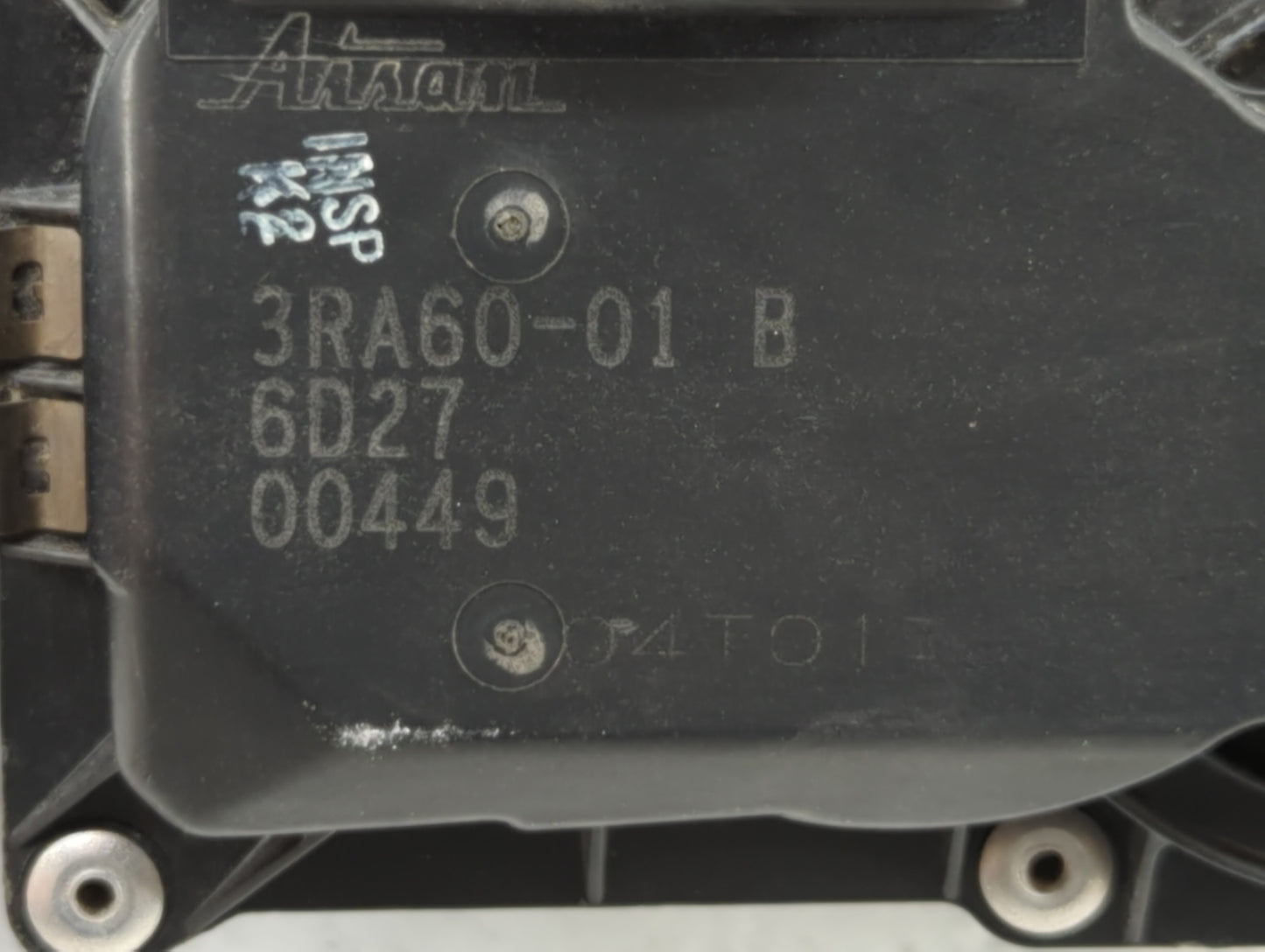 2013-2019 Nissan Sentra Throttle Body P/N:3RA60-01 C 3RA60-01 E, 3RA60-01 D Fits Fits 2013 2014 2015 2016 2017 2018 2019 OEM