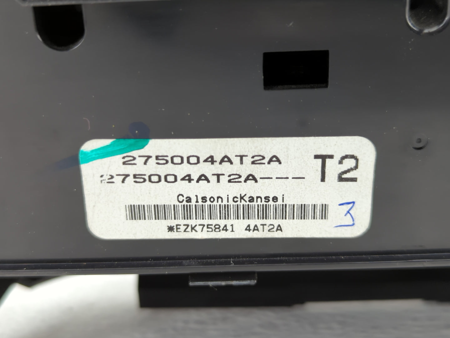 2015-2017 Nissan Sentra Climate Control Module Temperature AC/Heater Replacement P/N:275004AF2B 275004AT2A Fits OEM Used Aut