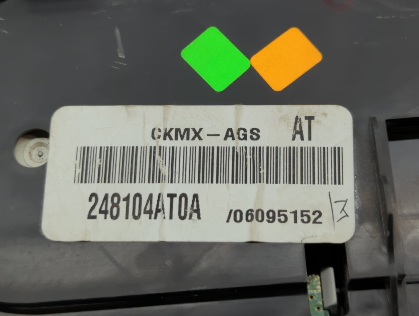 2015 Nissan Sentra Instrument Cluster Speedometer Gauges P/N:248104AT0A Fits OEM Used Auto Parts - Oemusedautoparts1.com