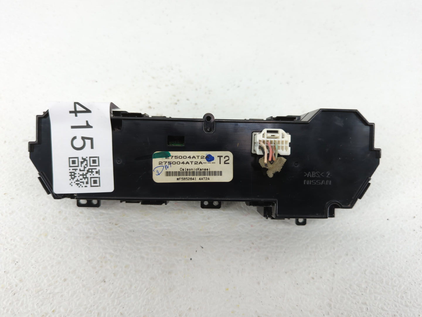2015-2017 Nissan Sentra Climate Control Module Temperature AC/Heater Replacement P/N:275004AF2B 275004AT2A Fits OEM Used Aut