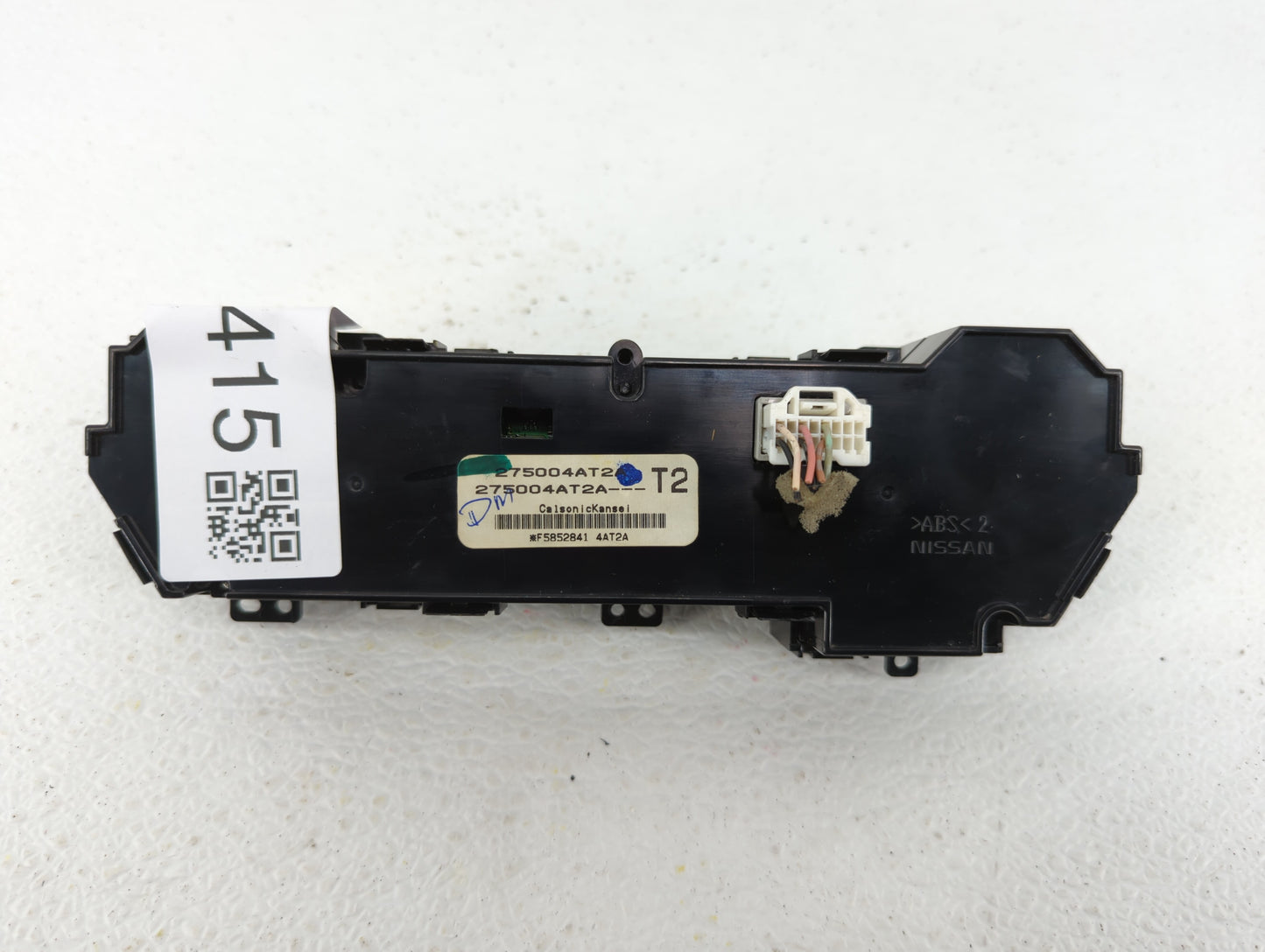 2015-2017 Nissan Sentra Climate Control Module Temperature AC/Heater Replacement P/N:275004AF2B 275004AT2A Fits OEM Used Aut