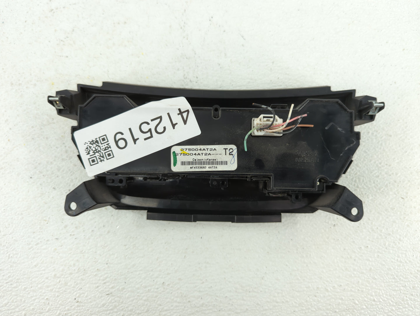 2015-2017 Nissan Sentra Climate Control Module Temperature AC/Heater Replacement P/N:275004AF2B 275004AT2A Fits OEM Used Aut
