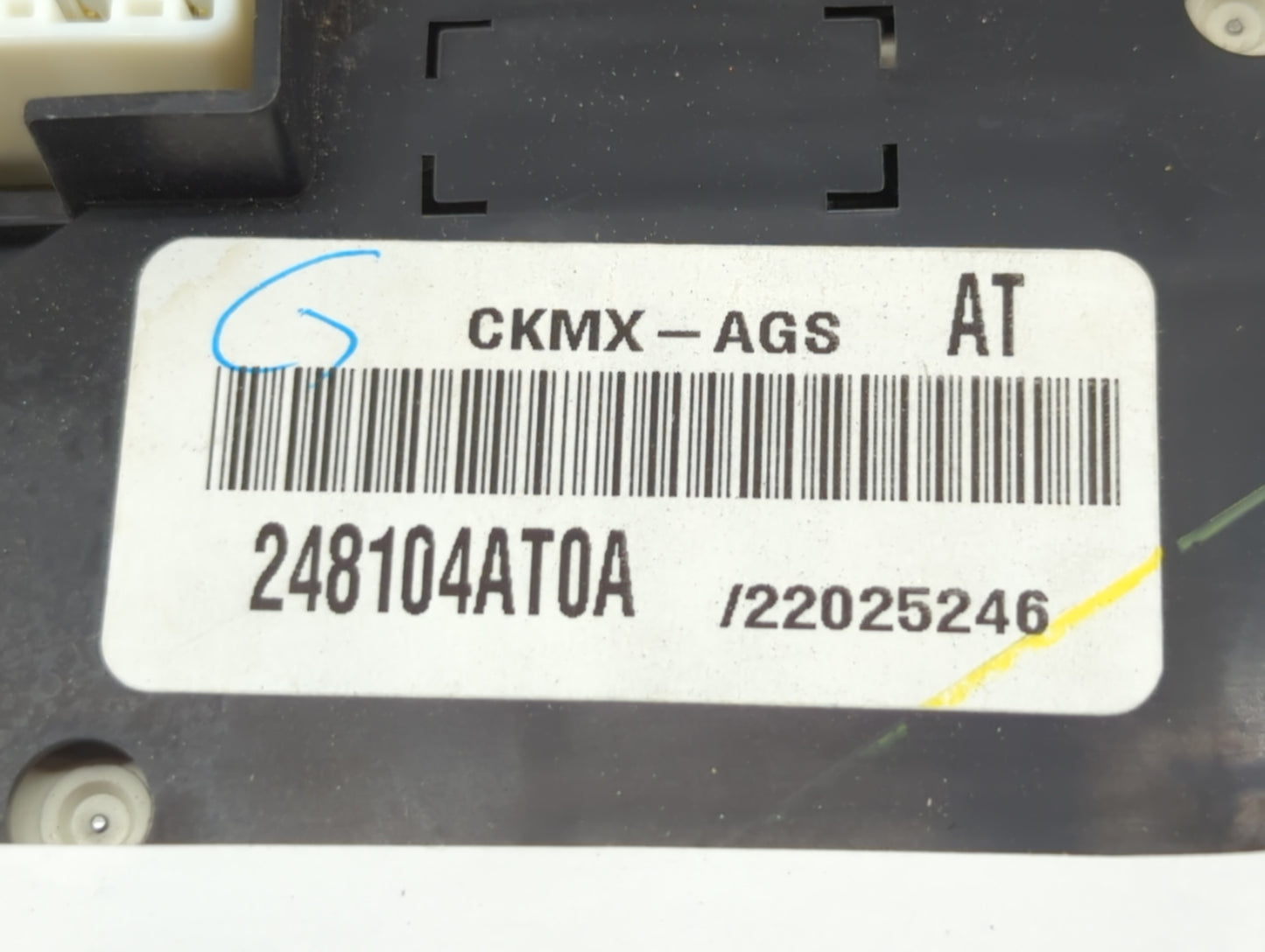 2015 Nissan Sentra Instrument Cluster Speedometer Gauges P/N:248104AT0A Fits OEM Used Auto Parts - Oemusedautoparts1.com