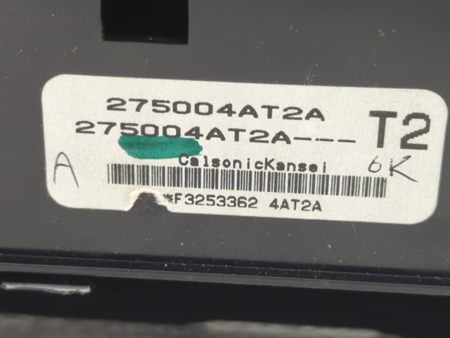 2015-2017 Nissan Sentra Climate Control Module Temperature AC/Heater Replacement P/N:275004AF2B 275004AT2A Fits OEM Used Aut