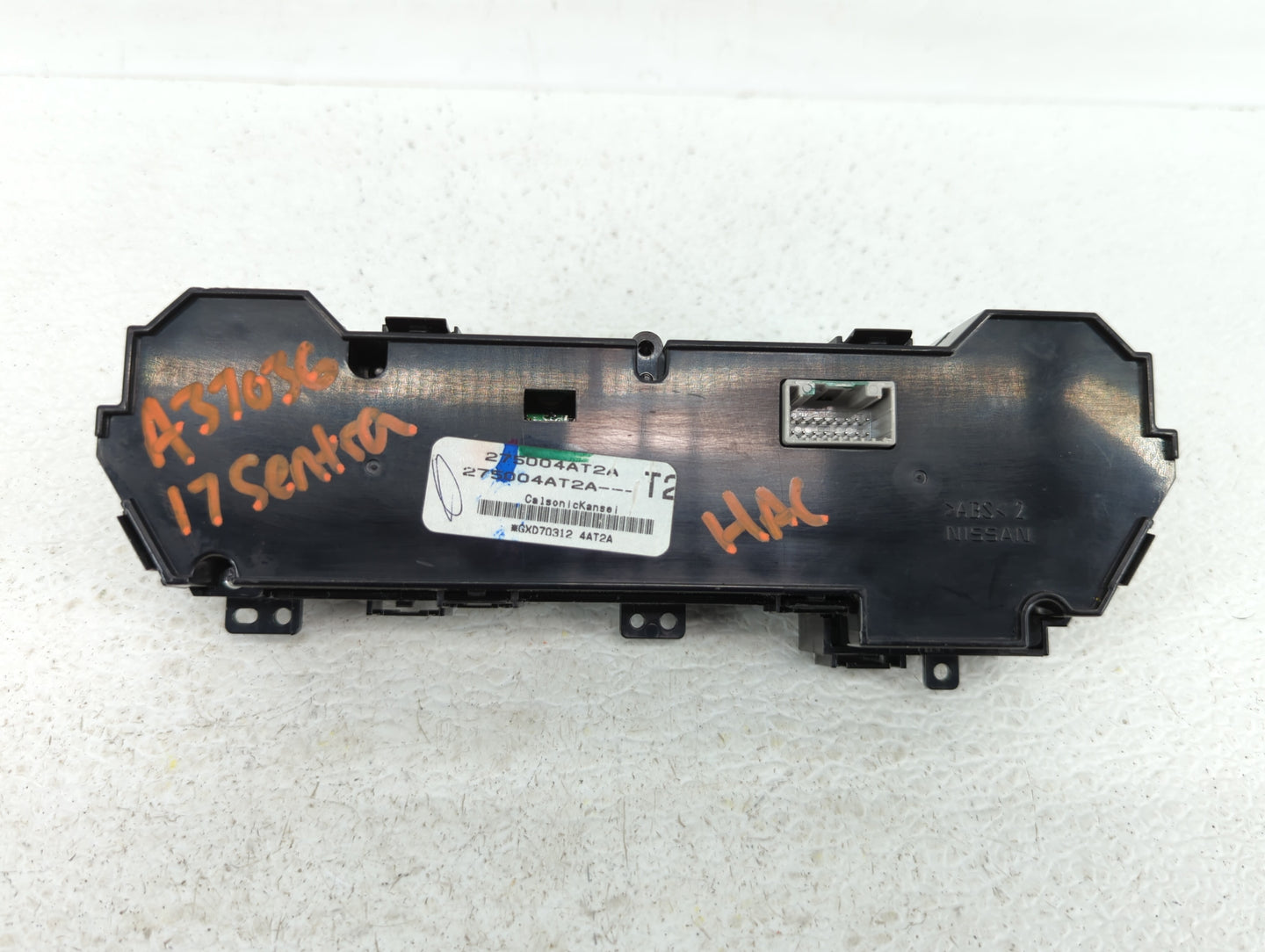 2015-2017 Nissan Sentra Climate Control Module Temperature AC/Heater Replacement P/N:275004AF2B 275004AT2A Fits OEM Used Aut