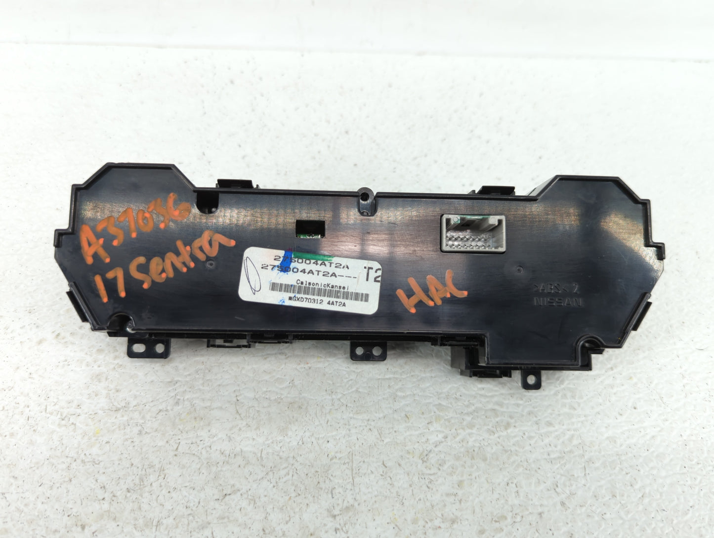 2015-2017 Nissan Sentra Climate Control Module Temperature AC/Heater Replacement P/N:275004AF2B 275004AT2A Fits OEM Used Aut