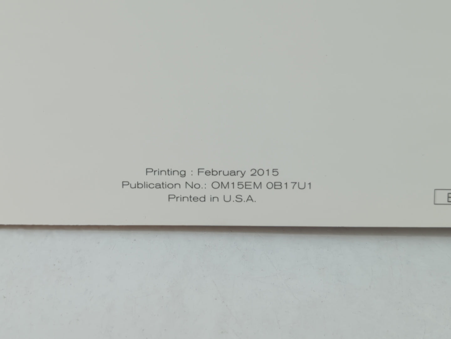 2015 Nissan Sentra Owners Manual Book Guide OEM Used Auto Parts - Oemusedautoparts1.com