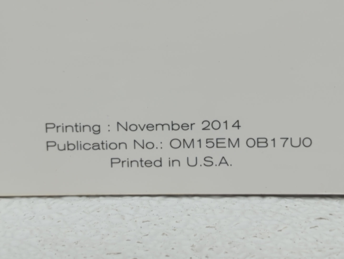 2015 Nissan Sentra Owners Manual Book Guide OEM Used Auto Parts - Oemusedautoparts1.com