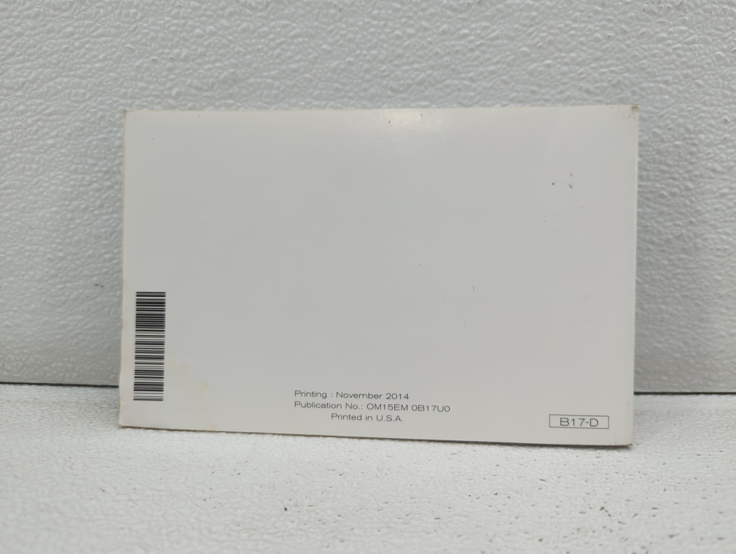 2015 Nissan Sentra Owners Manual Book Guide OEM Used Auto Parts - Oemusedautoparts1.com
