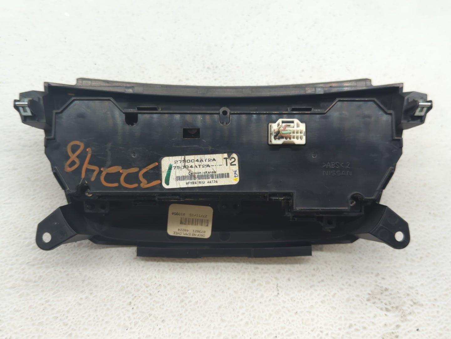 2015-2017 Nissan Sentra Climate Control Module Temperature AC/Heater Replacement P/N:275004AF2B 275004AT2A Fits OEM Used Aut